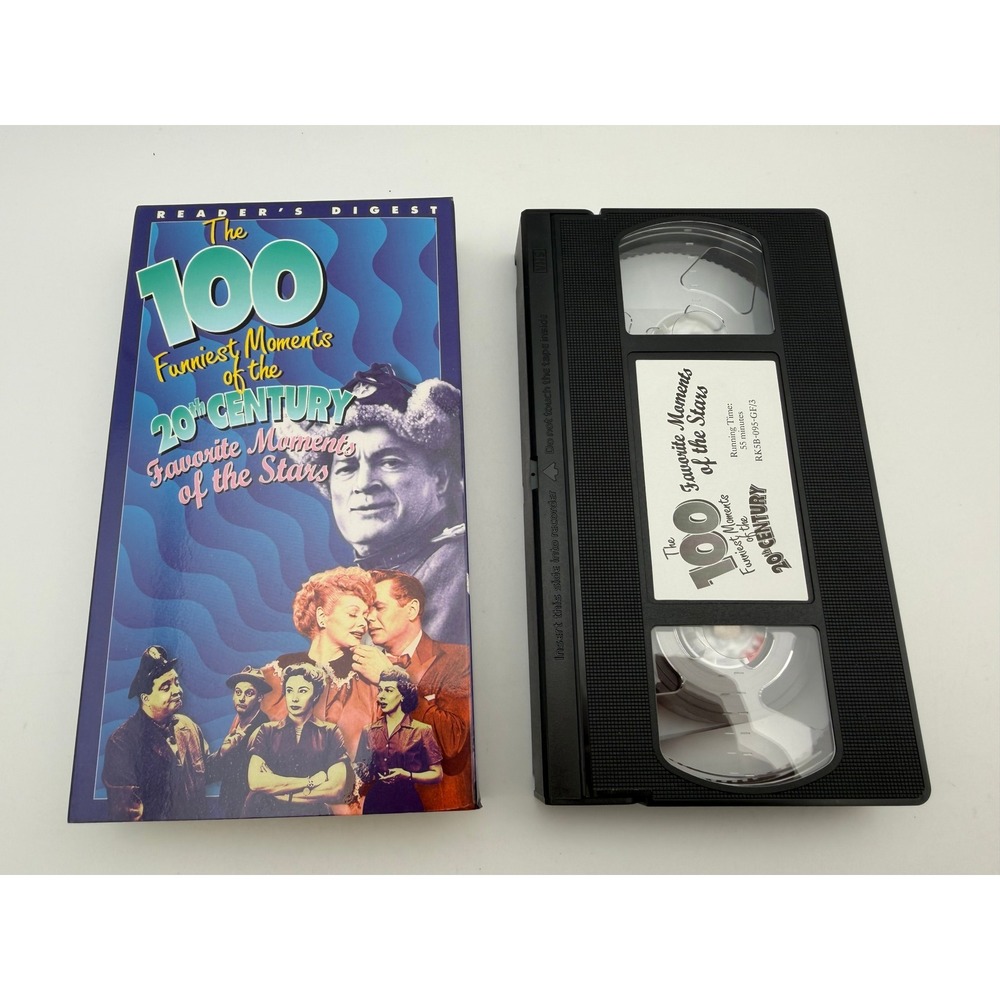 Readers Digest 100 Funniest Moments of the 20th Century VHS RK5B-095-GW/3